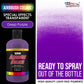 Deep Purple, Transparent Acrylic Airbrush Paint, 8 oz. Ready to Spray