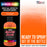 Orange, Transparent Acrylic Airbrush Paint, 8 oz.