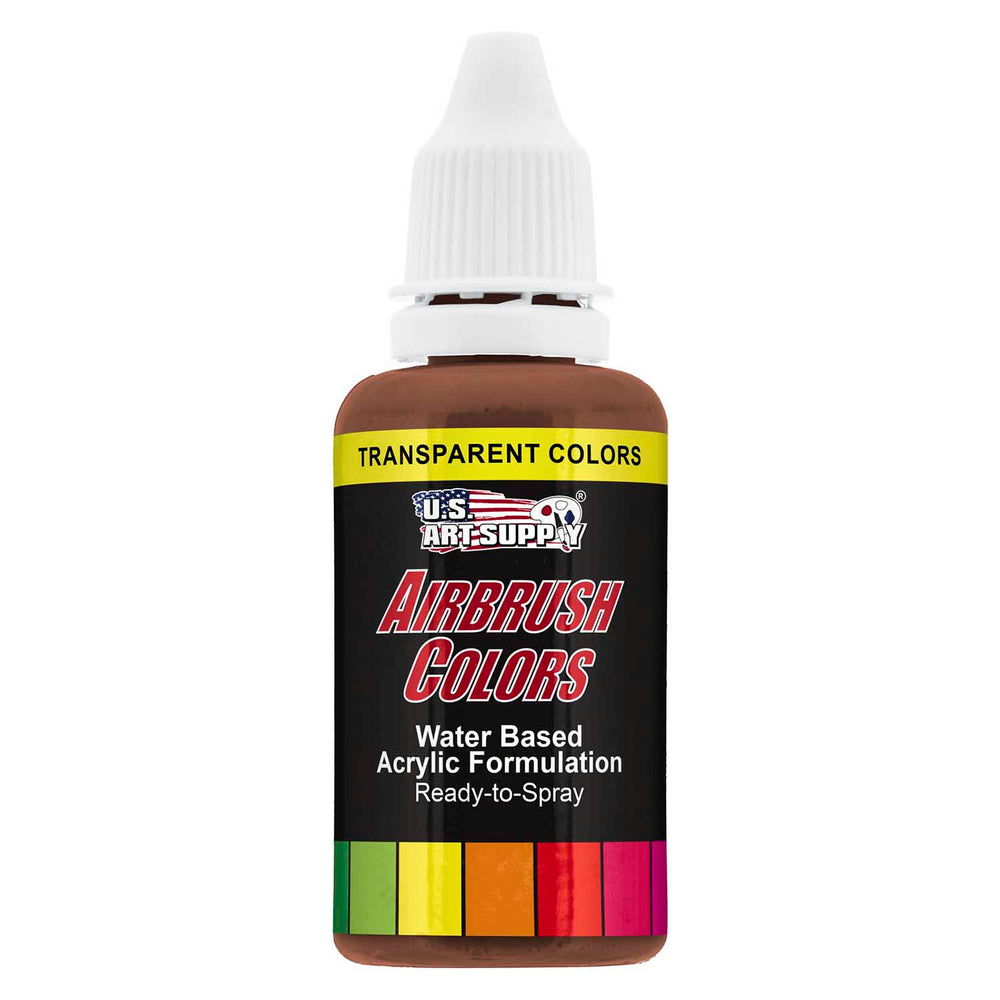 Coffee Brown, Transparent Acrylic Airbrush Paint, 1 oz.