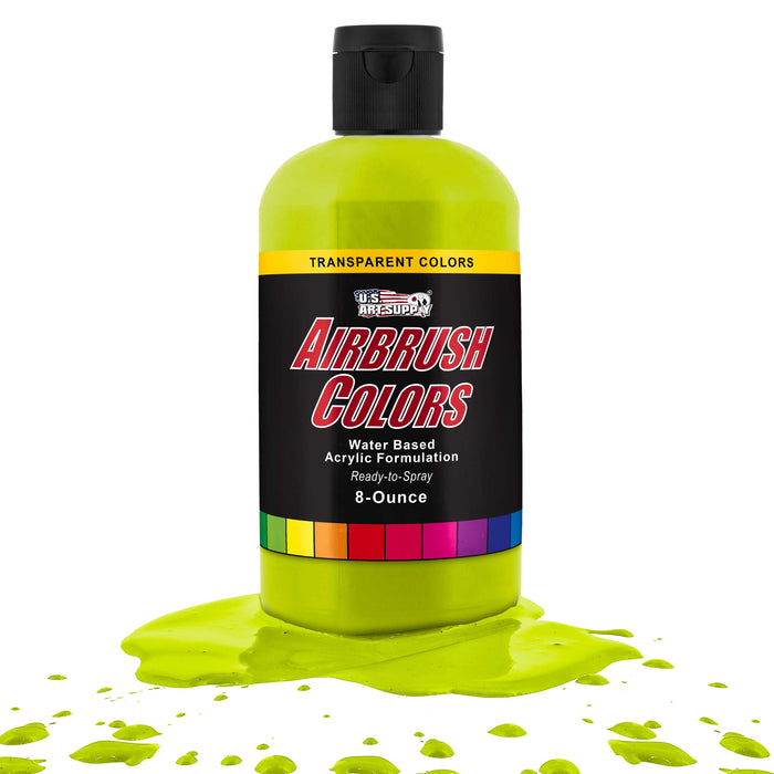 Chartruese, Transparent Acrylic Airbrush Paint, 8 oz. Ready to Spray