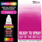 Magenta, Transparent Acrylic Airbrush Paint, 1 oz. Ready to Spray