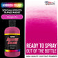 Magenta, Transparent Acrylic Airbrush Paint, 8 oz. Ready to Spray