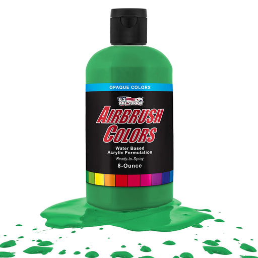 Grass Green, Opaque Acrylic Airbrush Paint, 8 oz.