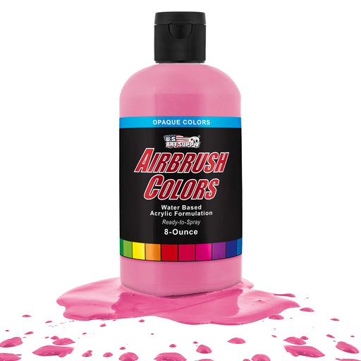 Pure Pink, Opaque Acrylic Airbrush Paint, 8 oz.