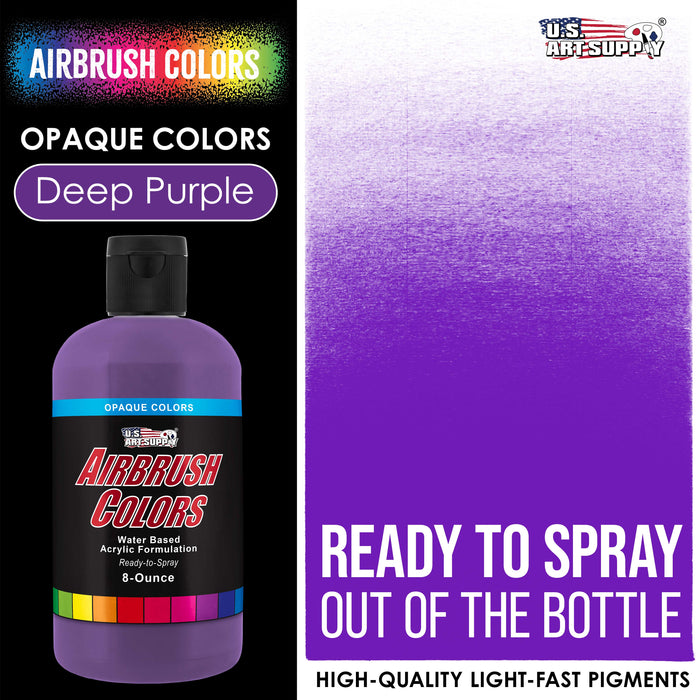 Deep Purple, Opaque Acrylic Airbrush Paint, 8 oz.