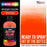 Orange, Opaque Acrylic Airbrush Paint, 8 oz.