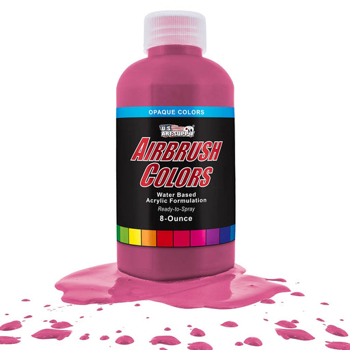 Hot Pink, Opaque Acrylic Airbrush Paint, 8 oz.