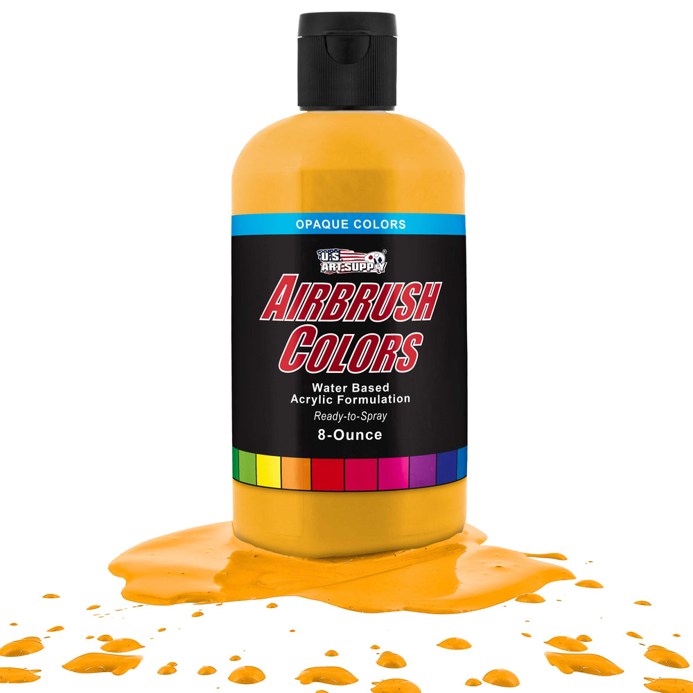 Canary Yellow, Opaque Acrylic Airbrush Paint, 8 oz.