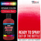 Crimson Red, Opaque Acrylic Airbrush Paint, 8 oz. Ready to Spray