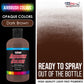 Dark Brown, Opaque Acrylic Airbrush Paint, 8 oz. Ready to Spray