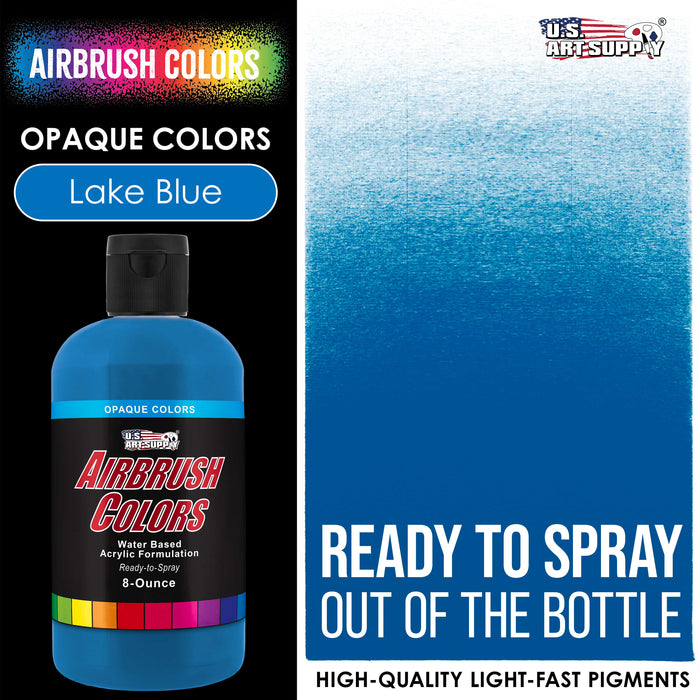 Lake Blue, Opaque Acrylic Airbrush Paint, 8 oz.