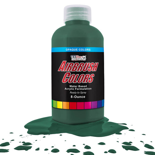 Phthalo Green, Opaque Acrylic Airbrush Paint, 8 oz.
