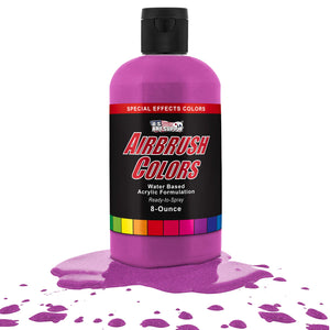Magenta Pearl, Pearlized Acrylic Special Effects Airbrush Paint, 8 oz. Ready to Spray