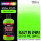 Neon Green, Acrylic Special Effects Airbrush Paint, 8 oz. Ready to Spray