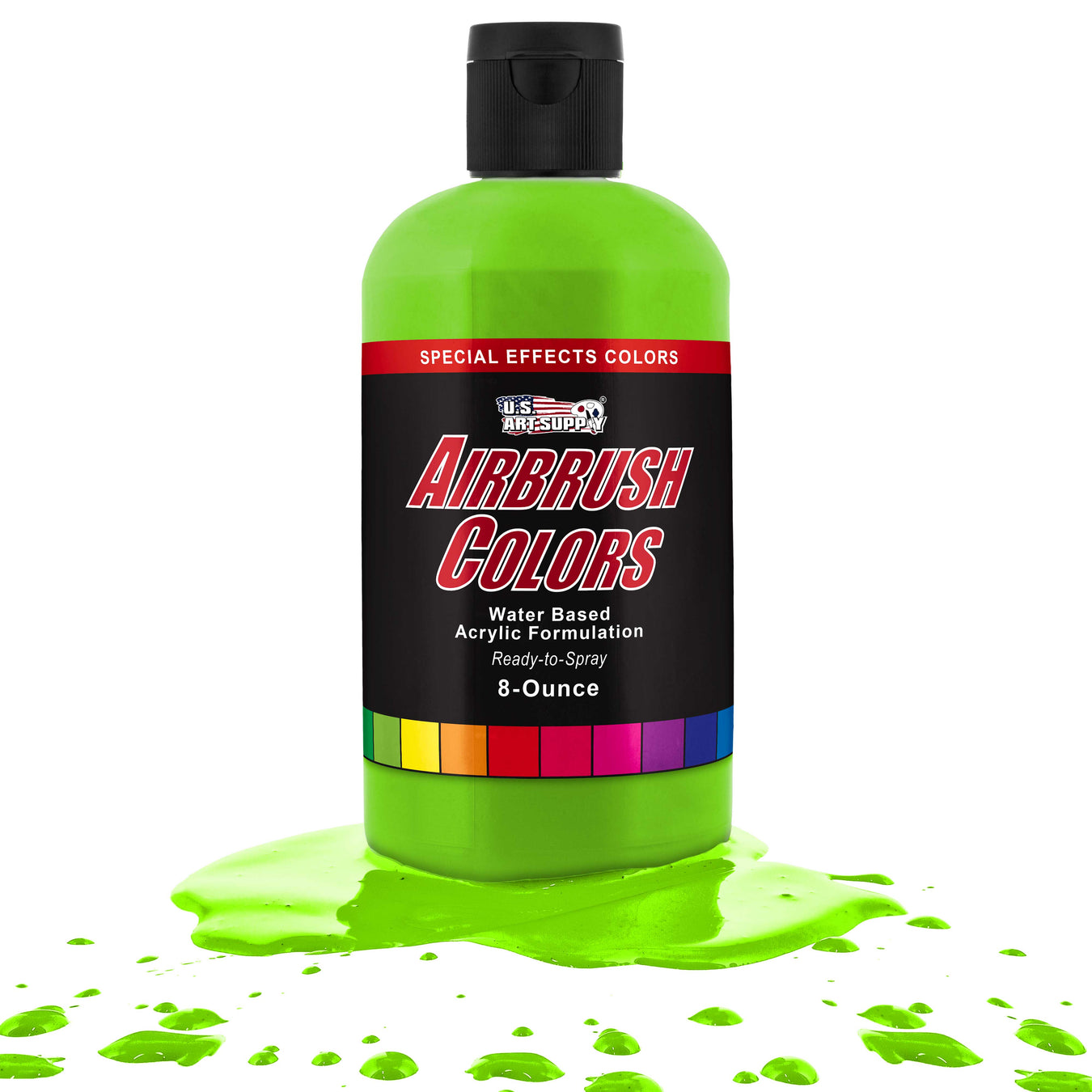 Airbrush Hobby & Craft Paint - USA 8-Ounce Neon