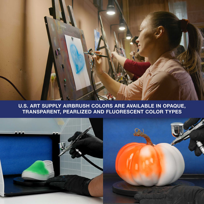 White, Transparent Acrylic Airbrush Paint - 8 oz. Ready to Spray Air