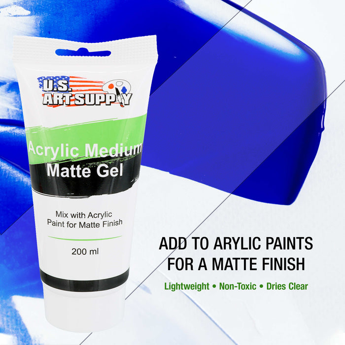 Gel Medium Matte Acrylic Medium, 200ml Tube