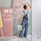 White Gesso Primer - 128oz Bucket, for Oil & Acrylic Paint - Superior Coverage, Canvas Prep, Mixable White Gesso Paint Artists