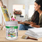 White Gesso Primer - 32oz, for Oil & Acrylic Paint - Superior Coverage, Canvas Prep, Mixable White Gesso Paint Artists