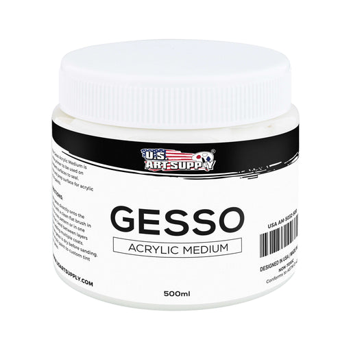 White Gesso Acrylic Medium, 500ml Tube