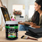Black Gesso Primer - 32oz, for Oil & Acrylic Paint - Superior Coverage, Canvas Prep, Mixable White Gesso Paint Artists