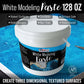 Acrylic Modeling Paste White - 128oz Bucket, Lightweight, Flexible, Mixable, Sandable, and Archival-Safe
