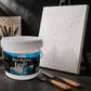 Acrylic Modeling Paste White - 128oz Bucket, Lightweight, Flexible, Mixable, Sandable, and Archival-Safe