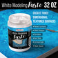 Acrylic Modeling Paste White - 32oz, Lightweight, Flexible, Mixable, Sandable, and Archival-Safe