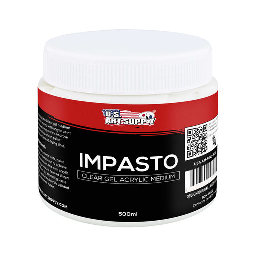 Impasto Clear Gel Acrylic Medium, 500ml Tube