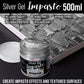 Impasto Silver Acrylic Gel Medium (500ml Tub) - Layering & Extending Acrylic Paint