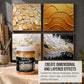Impasto Gold Acrylic Gel Medium, 32oz - Layering & Extending Acrylic Paint