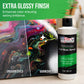 8 oz High Gloss Varnish for Acrylic Paintings - Clear Protective Finish with UV Protection