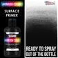 Black Surface Primer Airbrush Paint, 8 oz - Acrylic Primer Paint, Ready-To-Spray, Water-Based Acrylic Polyurethane for Miniatures, Models, Plastic, Metal, Wood, Canvas, 3D Prints