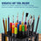 60 Slot Marker Organizer & Paint Brush Holder â€“ Multi-Level Marker Storage, Pens, Brushes, Colored Pencils