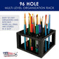 96 Slot Marker Organizer & Paint Brush Holder â€“ Marker Storage, Pens, Brushes, Colored Pencils