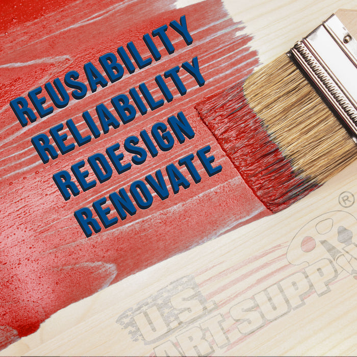 48 Pack of 2 inch Paint and Chip Paint Brushes for Paint, Stains, Varnishes, Glues, and Gesso