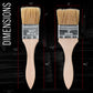 20 Pack of Assorted Size Paint and Chip Paint Brushes for Paint, Stains, Varnishes, Glues, and Gesso