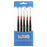 5 Piece Miniature Tight Spot Micro Fine Detail Art & Beauty Taklon Brush Set with Wood Handles