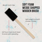 1 inch Foam Sponge Wood Handle Paint Brush Set (Value Pack of 50) - Lightweight, durable and great for Acrylics, Stains, Varnishes, Crafts, Art