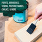 1 inch Foam Sponge Wood Handle Paint Brush Set (Value Pack of 50) - Lightweight, durable and great for Acrylics, Stains, Varnishes, Crafts, Art