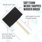 4 inch Foam Sponge Wood Handle Paint Brush Set (Value Pack of 10) - Lightweight, durable and great for Acrylics, Stains, Varnishes, Crafts, Art