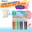 U.S. Art Supply 10-Piece Large Flat Children's Chubby Hog Bristle Tempera Paint Brush Set - Fun Kid's Party, School, Student, Class Craft Painting