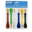 6 Piece Jumbo Children's Tempera Artist Paint Brushes with Easy to Hold Stubby Handles