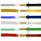 6-Piece Jumbo Tempera Art Brushes - Plastic Handle Round Brushes, Stubby Grip - Classroom Paint Brushes for Crafts, Tempera & Acrylic Painting, Ideal for Beginners & Students