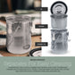 Large Stainless Steel Leak-Proof Deluxe Paint Brush Washer with Wash Tank, Clip-On Lid, and Strainer Cup - Oil Paint Brush Cleaner for Artists