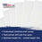 Professional Quality LARGE 12oz Primed Gesso Stretched Canvas Multi-pack - 2 Each of 11x14, 16x20, 18x24, 24x36)