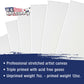 10 Assorted Medium Stretched Artist Paint Canvases (10 Pack)