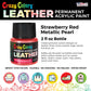 Strawberry Red Metallic Pearl Premium Acrylic Leather and Shoe Paint, 2 oz Bottle - Flexible, Crack, Scratch, Peel Resistant - Artist Create Custom Sneakers, Jackets, Bags, Purses