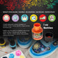 Premium Acrylic Shoe & Leather Paint Kit 13-Color with 4 Brushes (1 oz Bottles) - Acrylic Leather Paint for Shoes, Sneakers, Jackets, Bags, Purses, Furniture