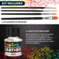 Premium Acrylic Shoe & Leather Paint Kit 29-Color with 4 Brushes (1 oz Bottles) - Acrylic Leather Paint for Shoes, Sneakers, Jackets, Bags, Purses, Furniture